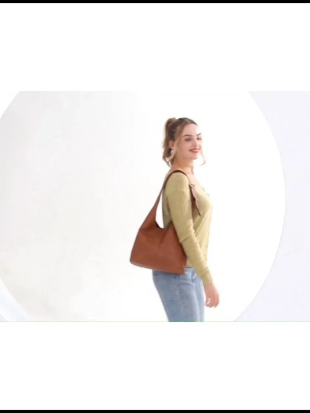 Pebbled Vegan Leather Hobo Bag with Wristlet Slouchy Shoulder Purse Set